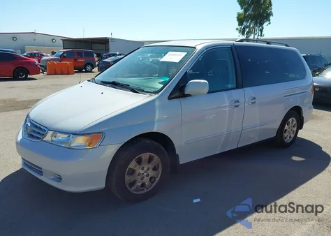 2002 Honda Odyssey Ex-L from USA, damaged, VIN 5FNRL18982B051368